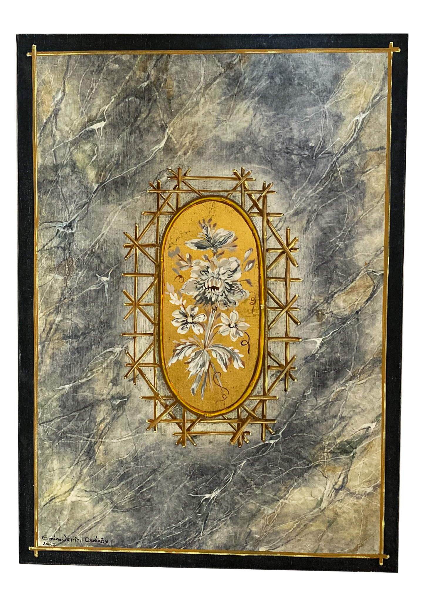 Oil On Canvas on Marble imitation “Emine Verim Eskikoy