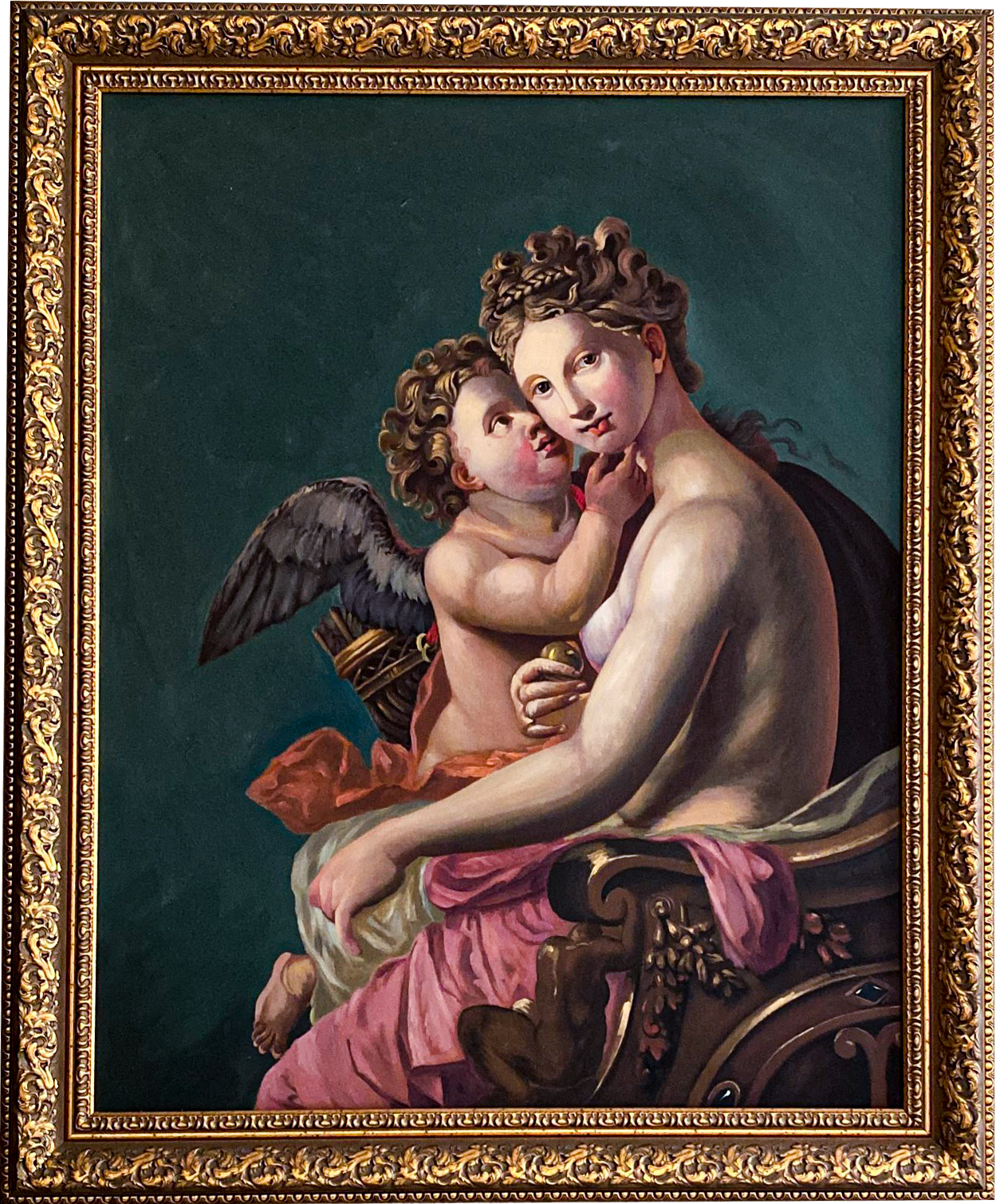 Oil painting on canvas unsigned